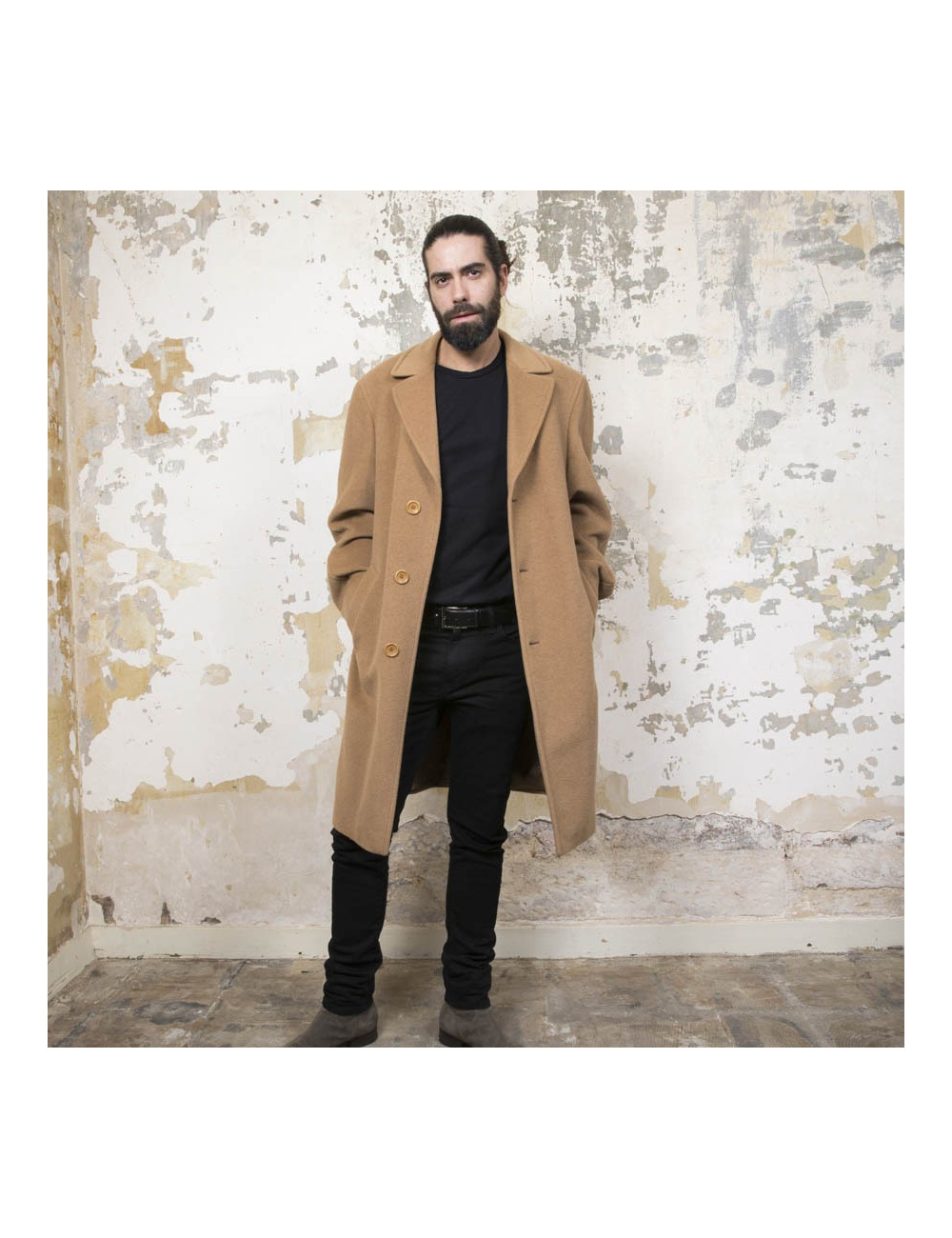 Manteau KENZO  camel T 50 Homme