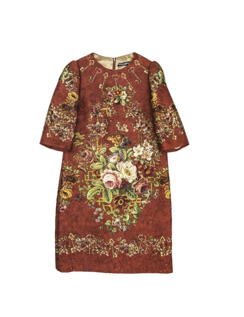 Robe DOLCE & GABBANA T 36  imprimé fleuri