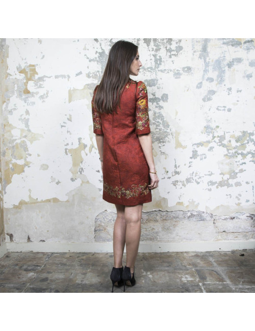 Robe DOLCE & GABBANA T 36  imprimé fleuri