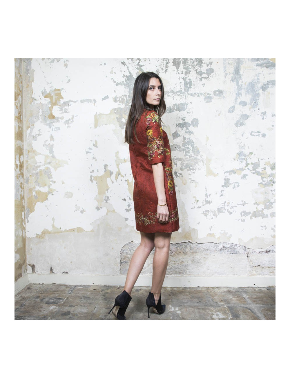 Robe DOLCE & GABBANA T 36  imprimé fleuri