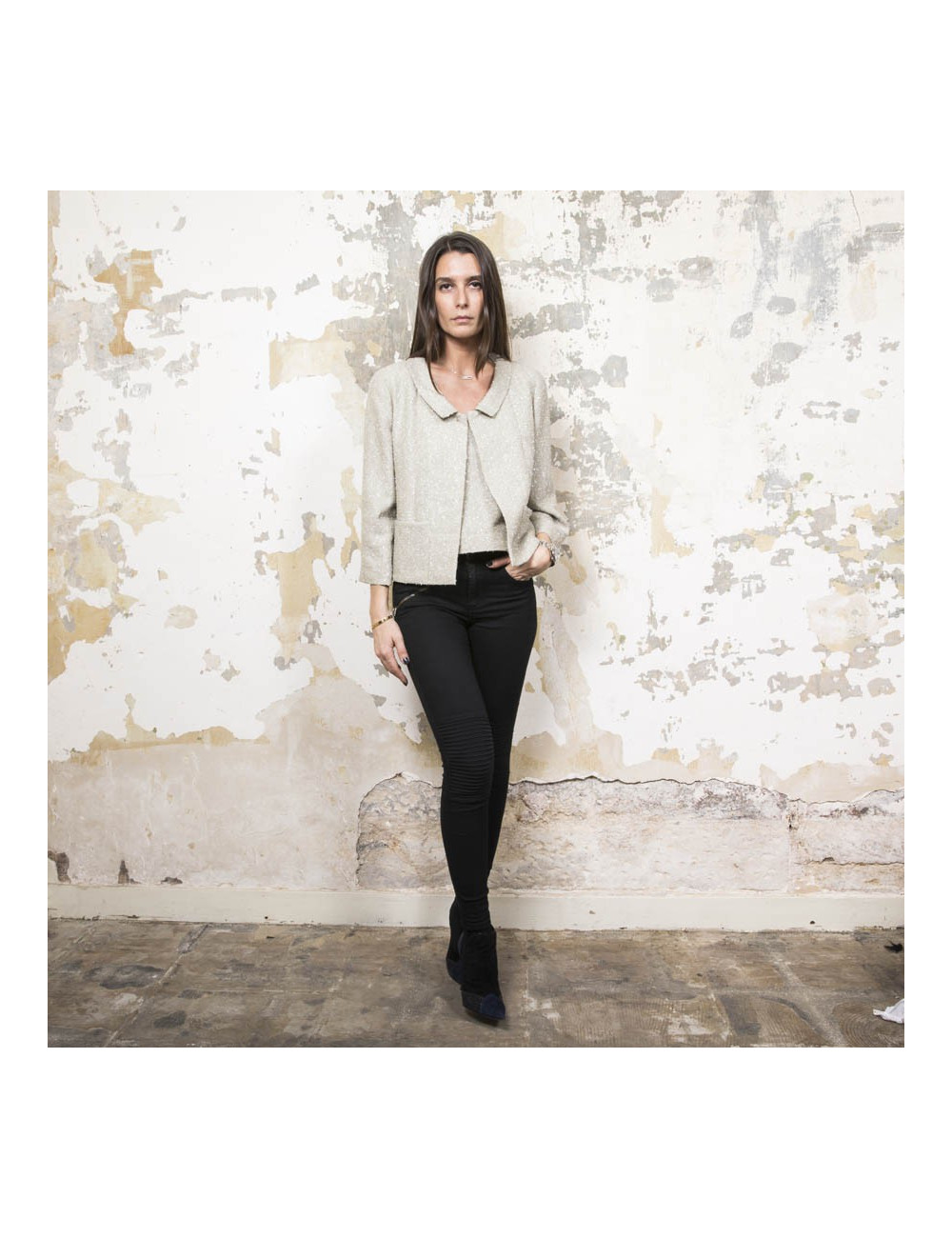 Veste et haut T 38 CHANEL 