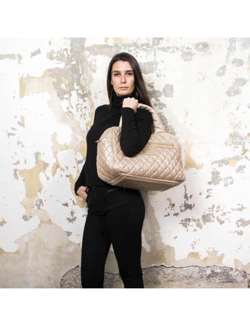 Sac Coccoon CHANEL cuir doré