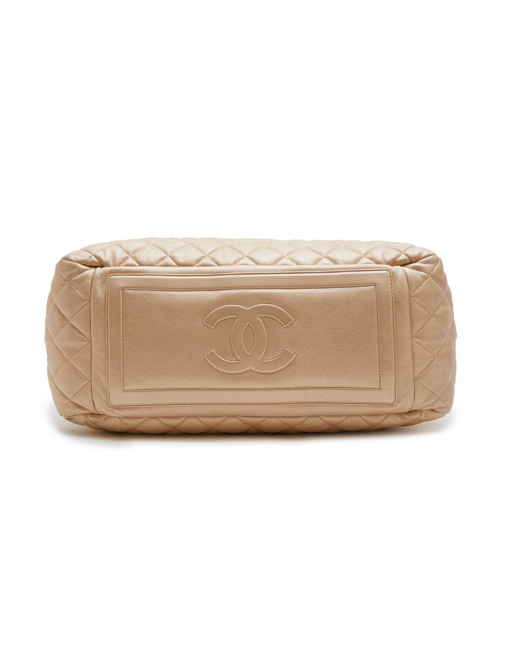 Sac Cocoon CHANEL cuir matelassé  or