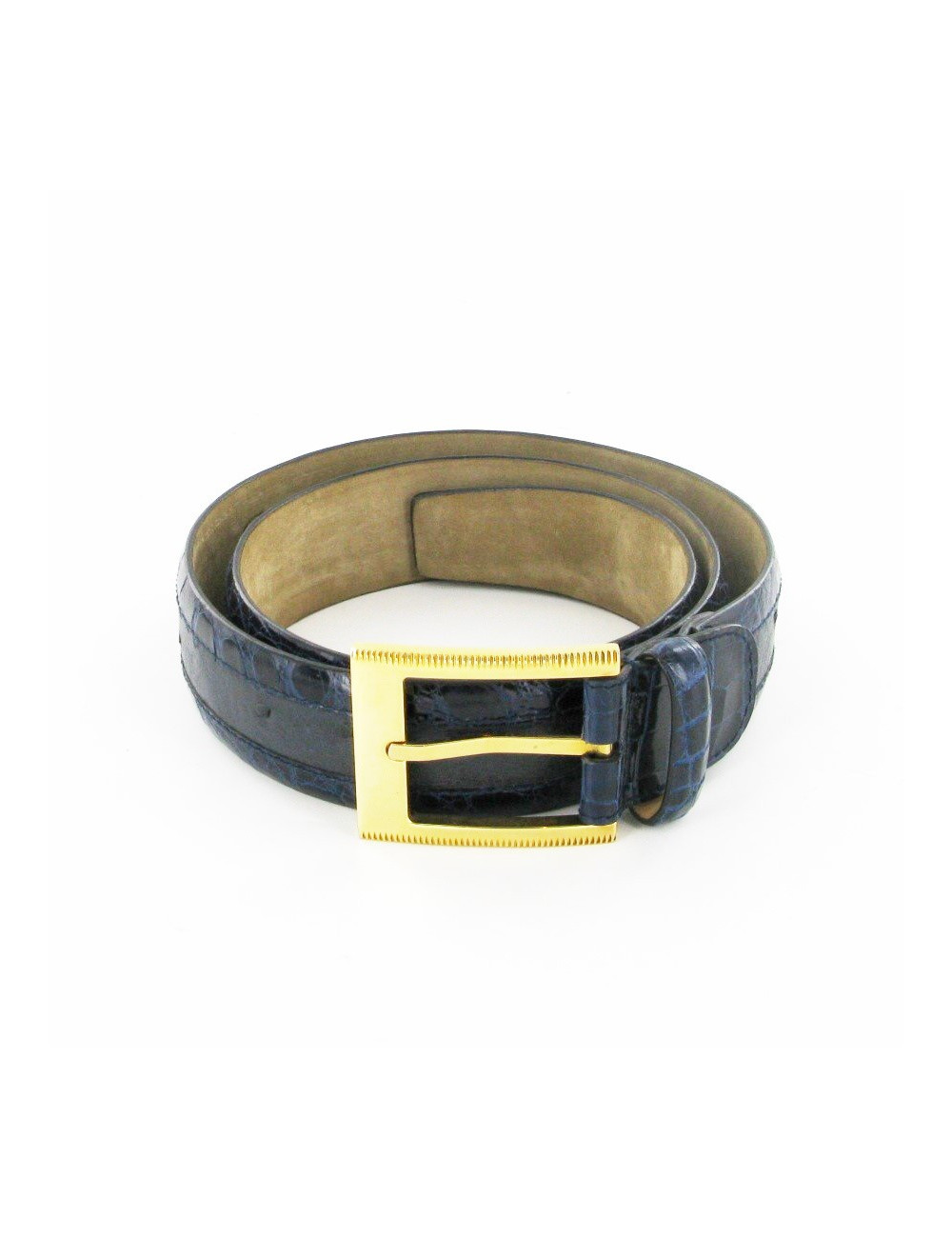 Ceinture autruche et croco SAN-CARLO
