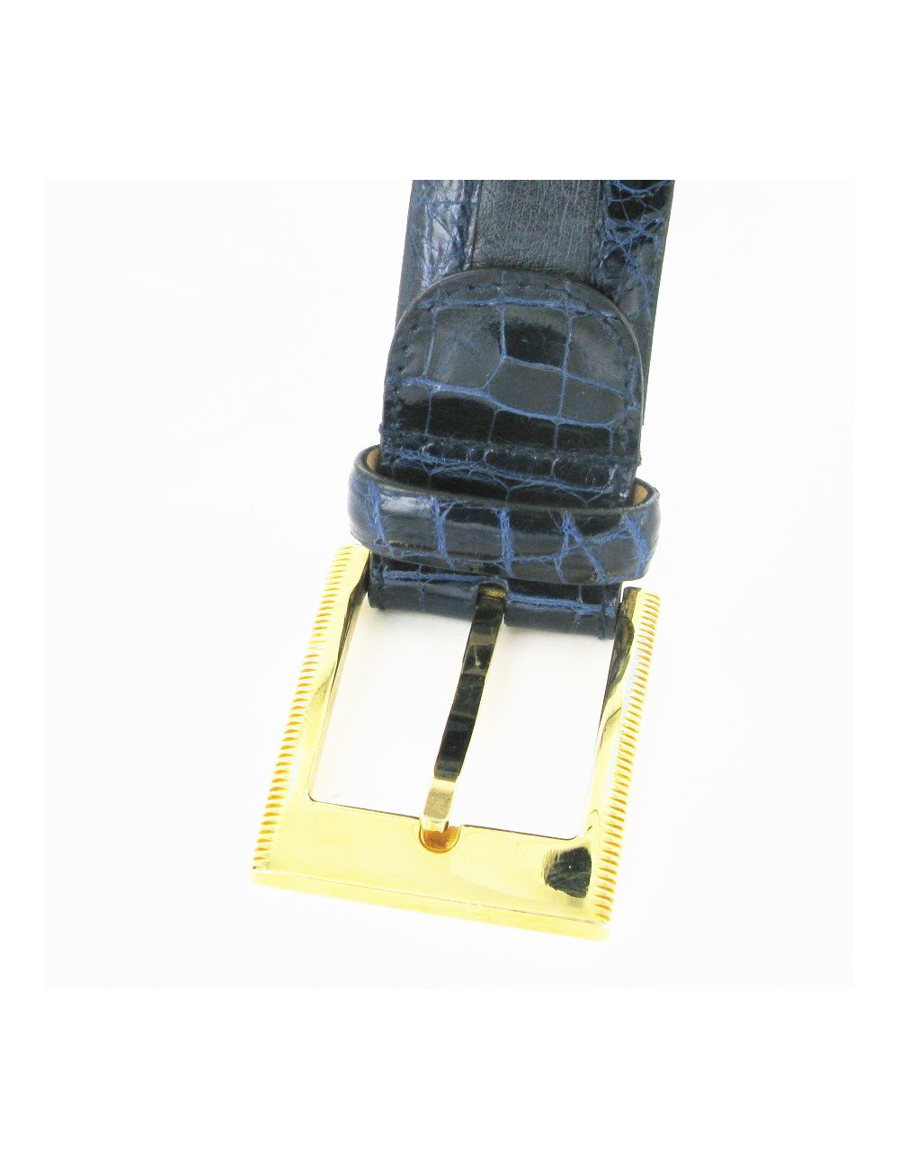 Ceinture autruche et croco SAN-CARLO