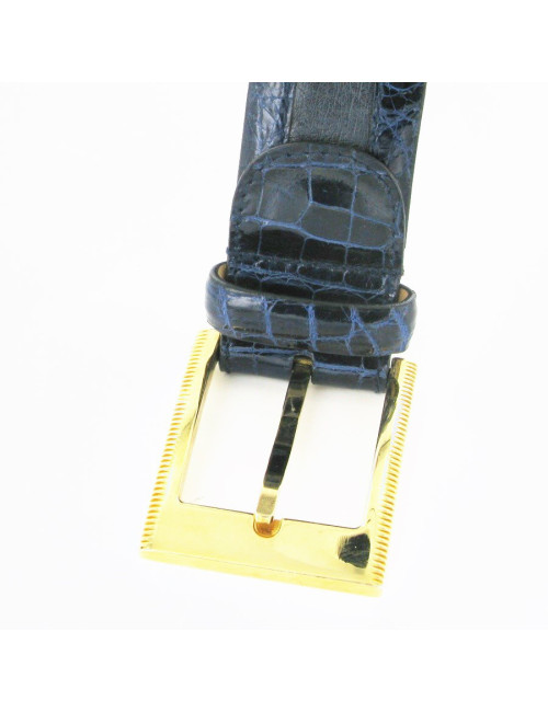 Ceinture autruche et croco SAN-CARLO