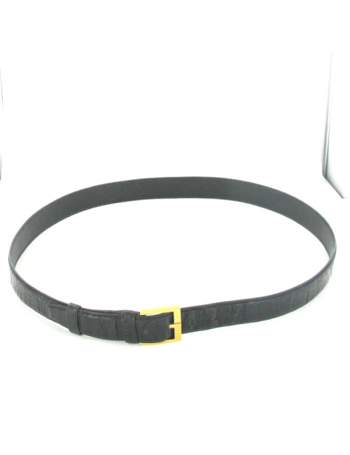 Belt Black crocodile MORABITO t 100