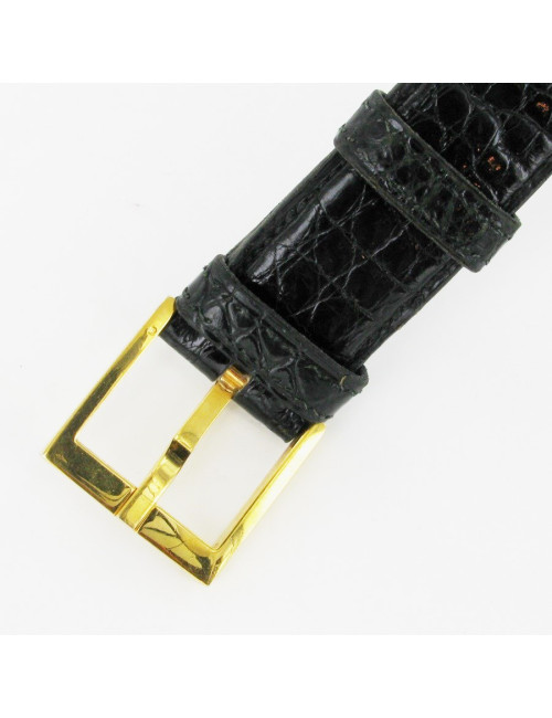 Belt Black crocodile MORABITO t 100