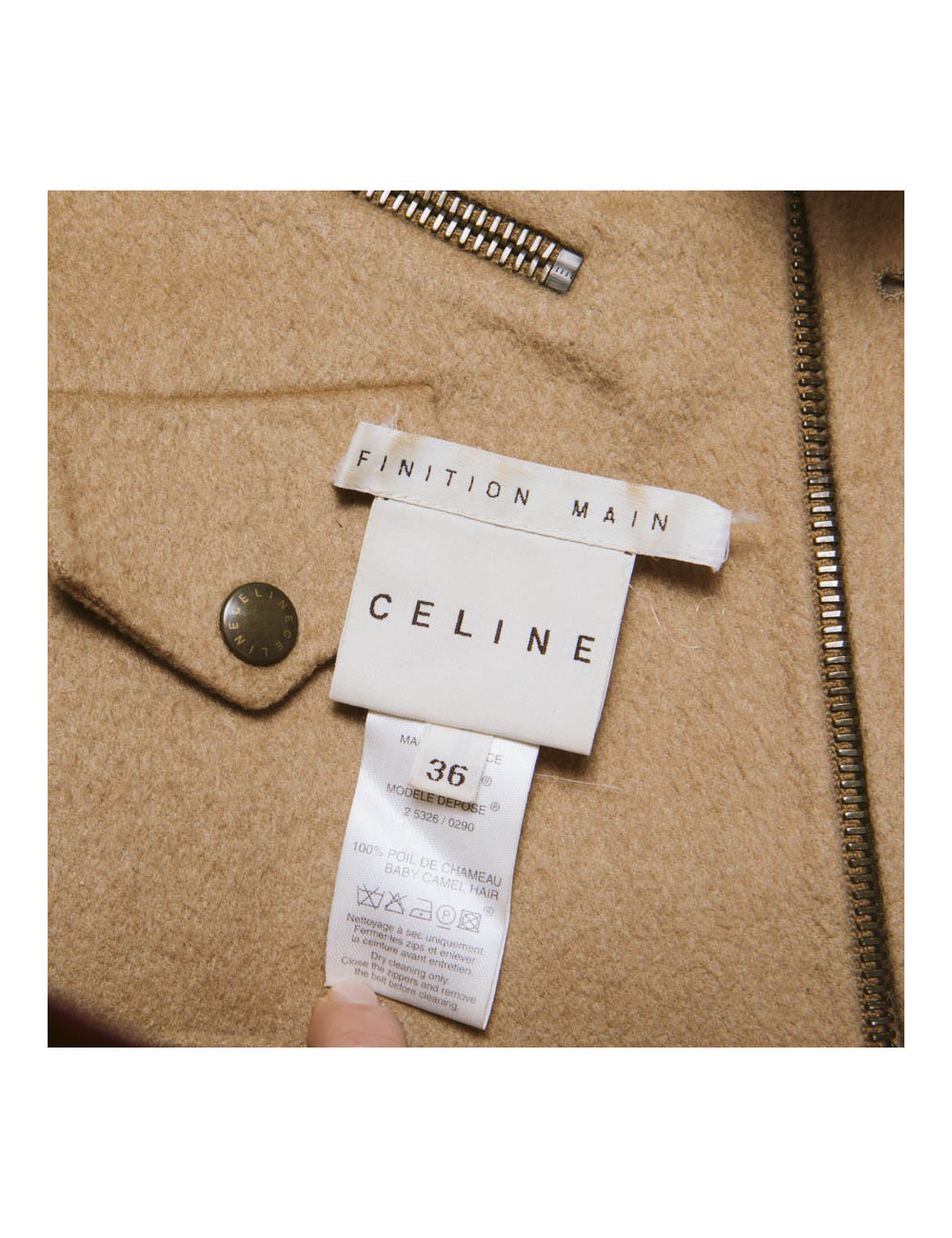 Perfecto  CELINE t36 en laine beige