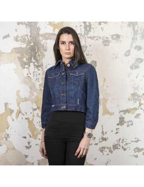 Blouson JEAN PAUL GAULTIER t 38 en toile denim