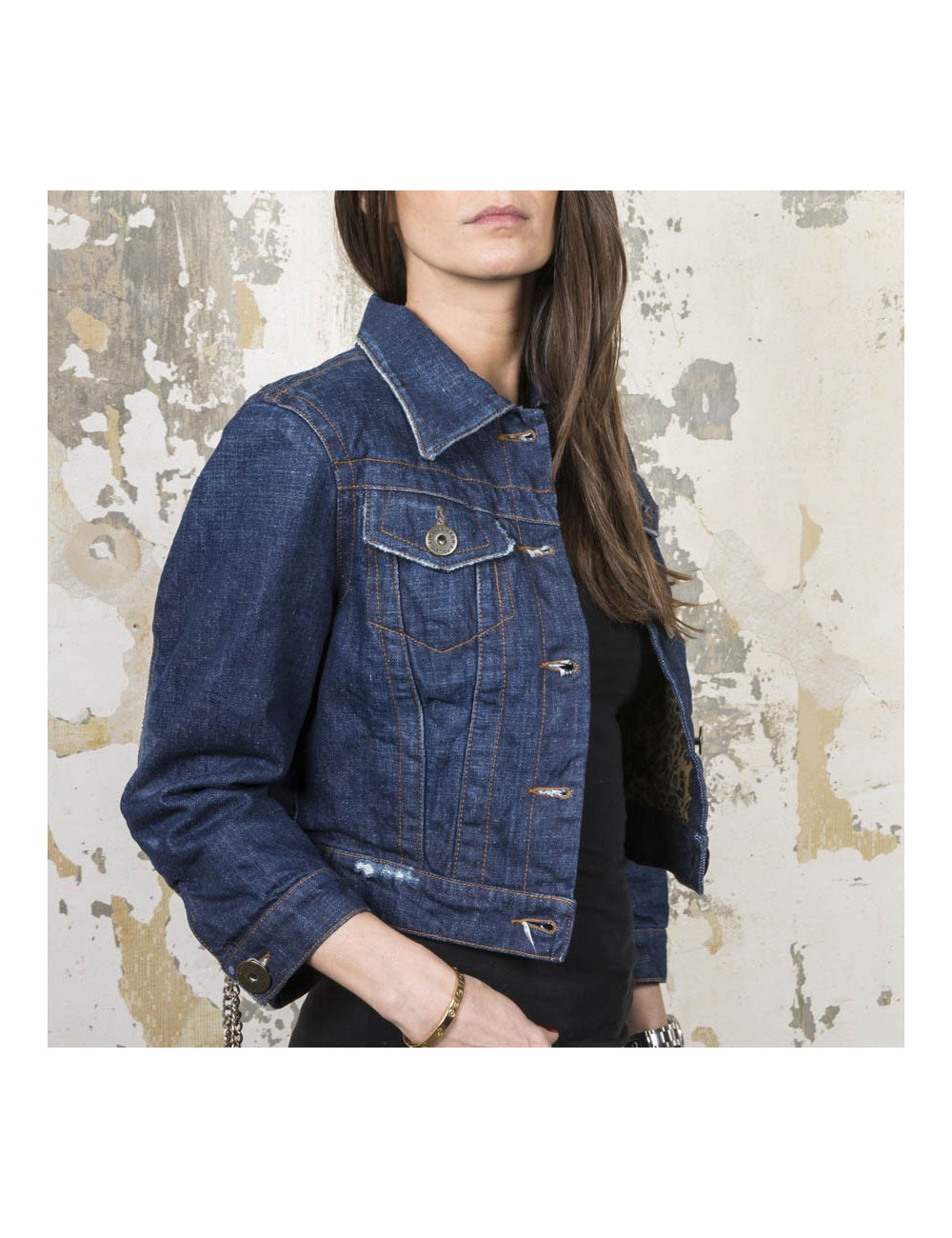 JEAN PAUL GAULTIER denim jacket size 42