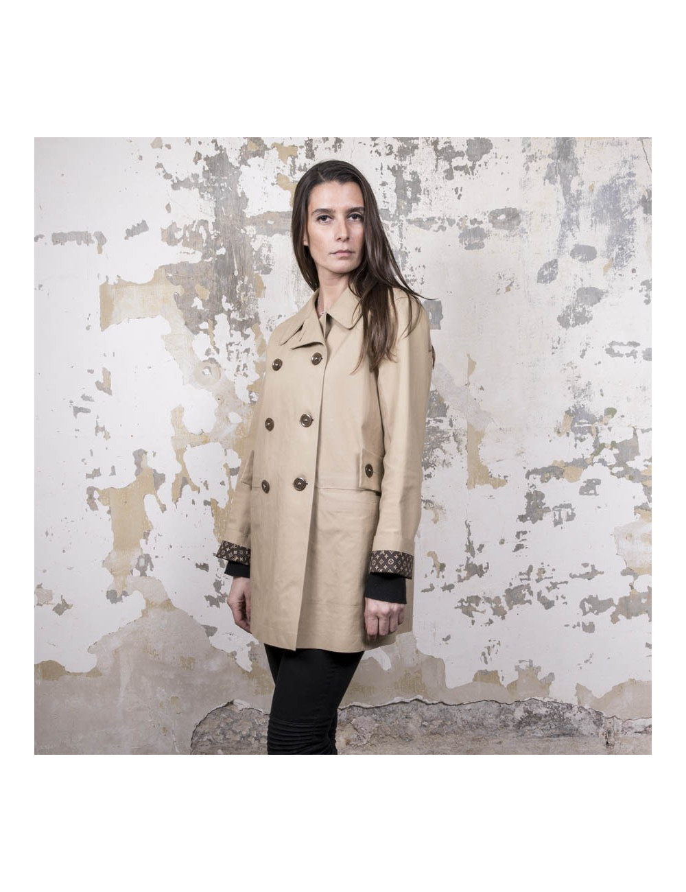 Mackintosh imperméable T 42 LOUIS VUITTON beige 