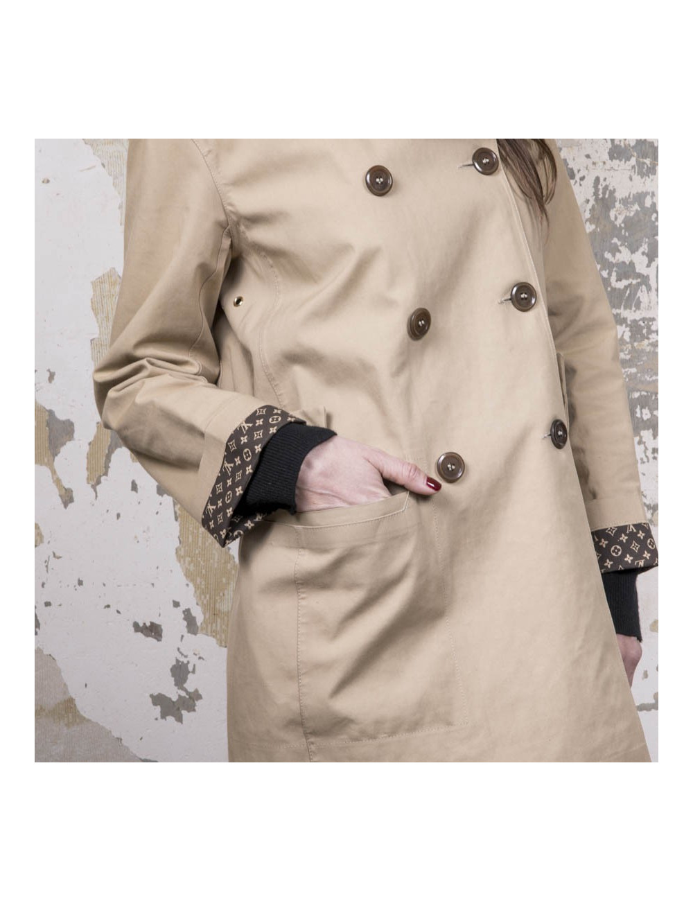 Mackintosh imperméable T 42 LOUIS VUITTON beige 