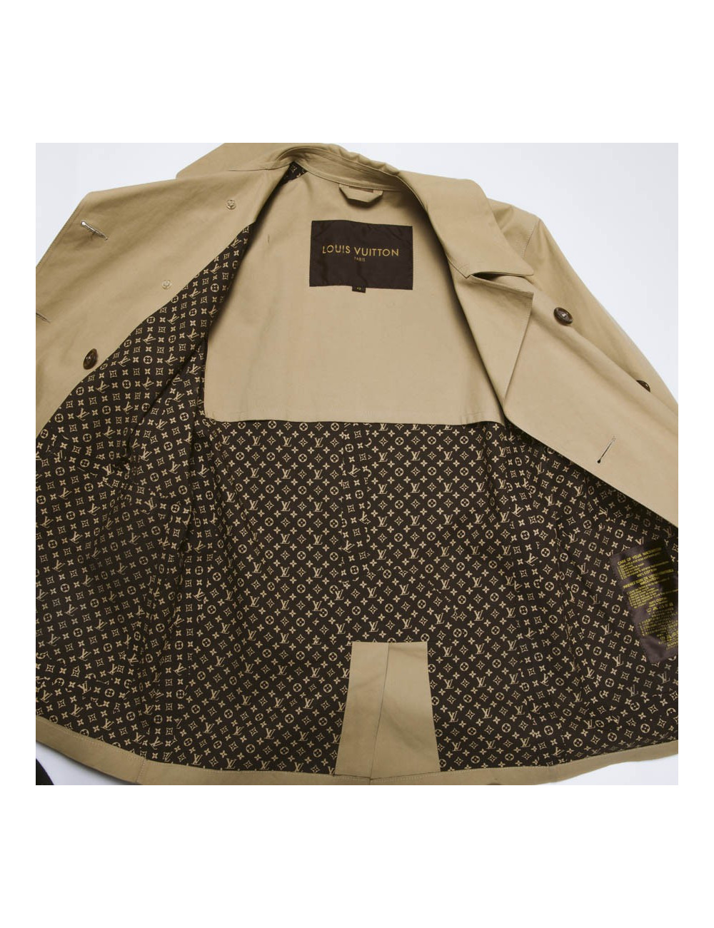 Mackintosh imperméable T 42 LOUIS VUITTON beige 