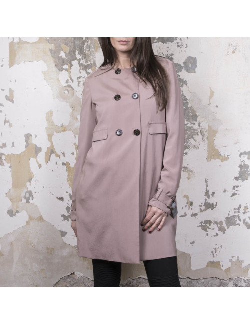 trench T38 BRUNELLO CUCINELLI réversible en soie 