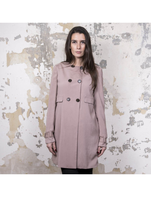 trench T38 BRUNELLO CUCINELLI réversible en soie 