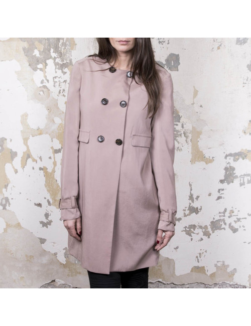 trench T38 BRUNELLO CUCINELLI réversible en soie 