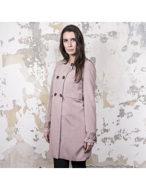 trench T38 BRUNELLO CUCINELLI réversible en soie 