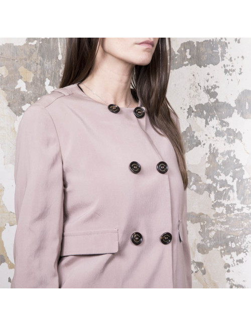 trench T38 BRUNELLO CUCINELLI réversible en soie 