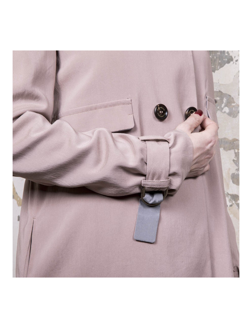 trench T38 BRUNELLO CUCINELLI réversible en soie 