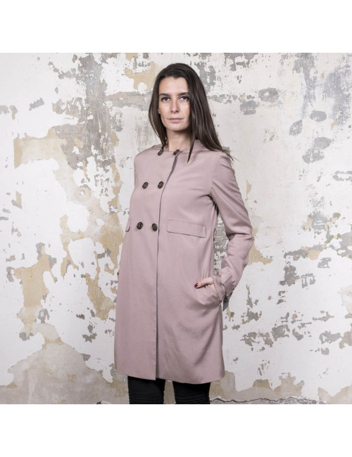 trench T38 BRUNELLO CUCINELLI réversible en soie 