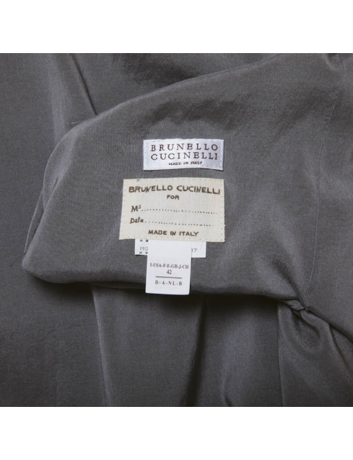 trench T38 BRUNELLO CUCINELLI réversible en soie 