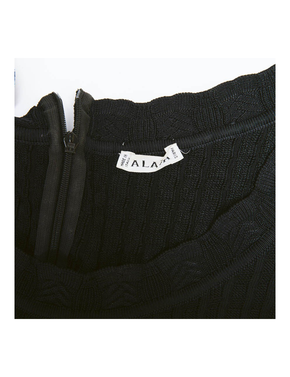 ALAIA long dress in black lycra size S