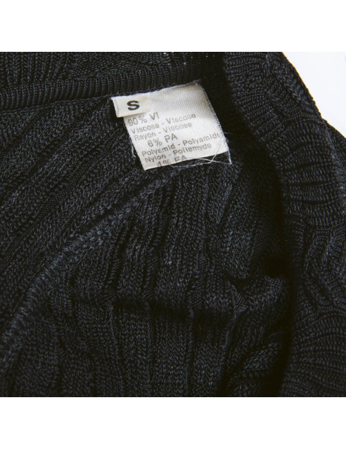 ALAIA long dress in black lycra size S