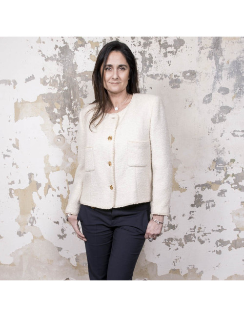 Veste CHANEL Vintage écrue