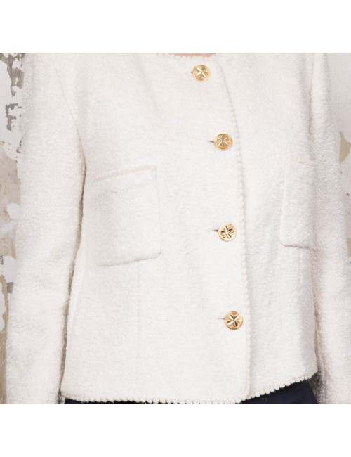 Veste CHANEL Vintage écrue