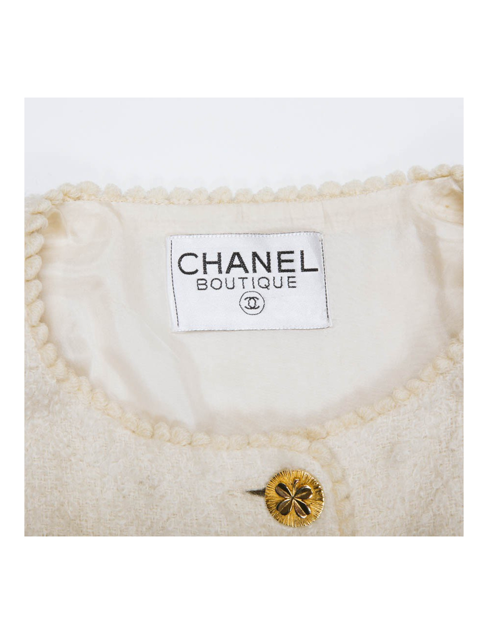 Veste CHANEL Vintage écrue