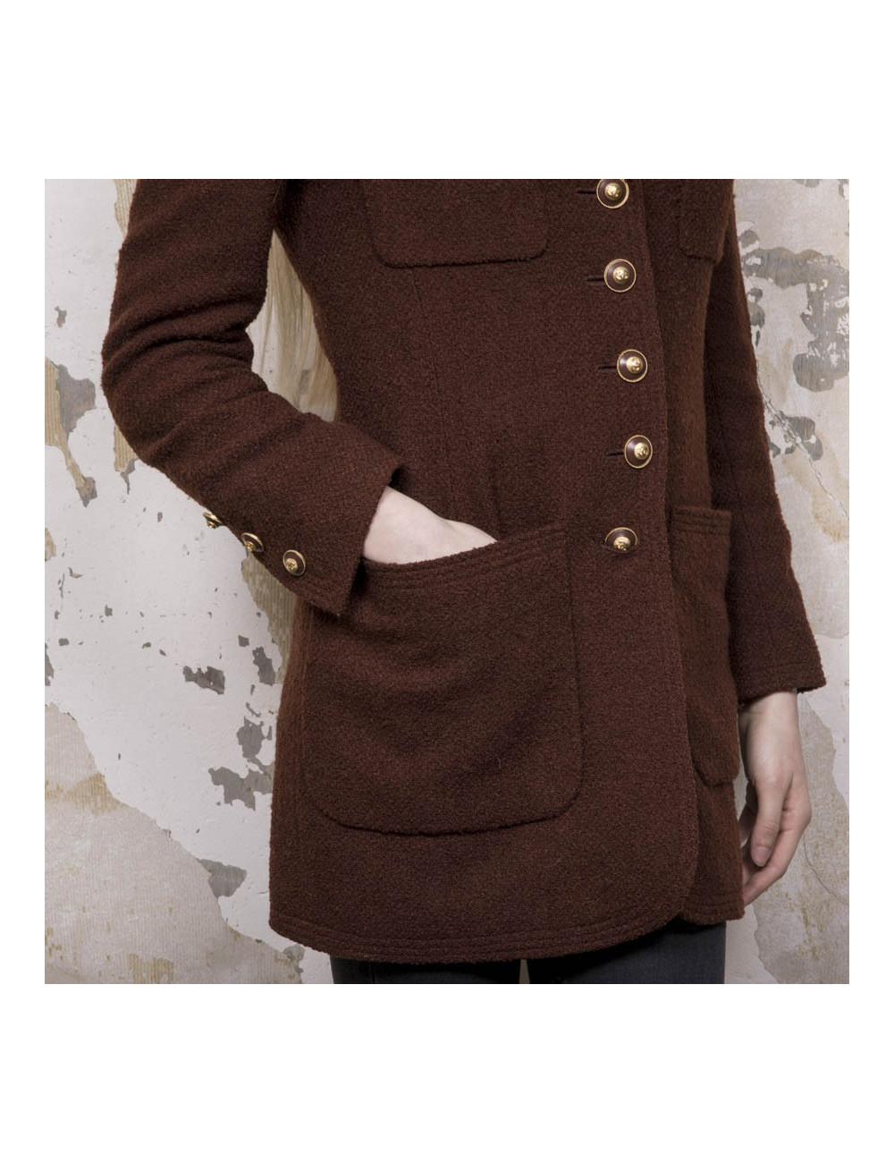 Veste CHANEL  marron