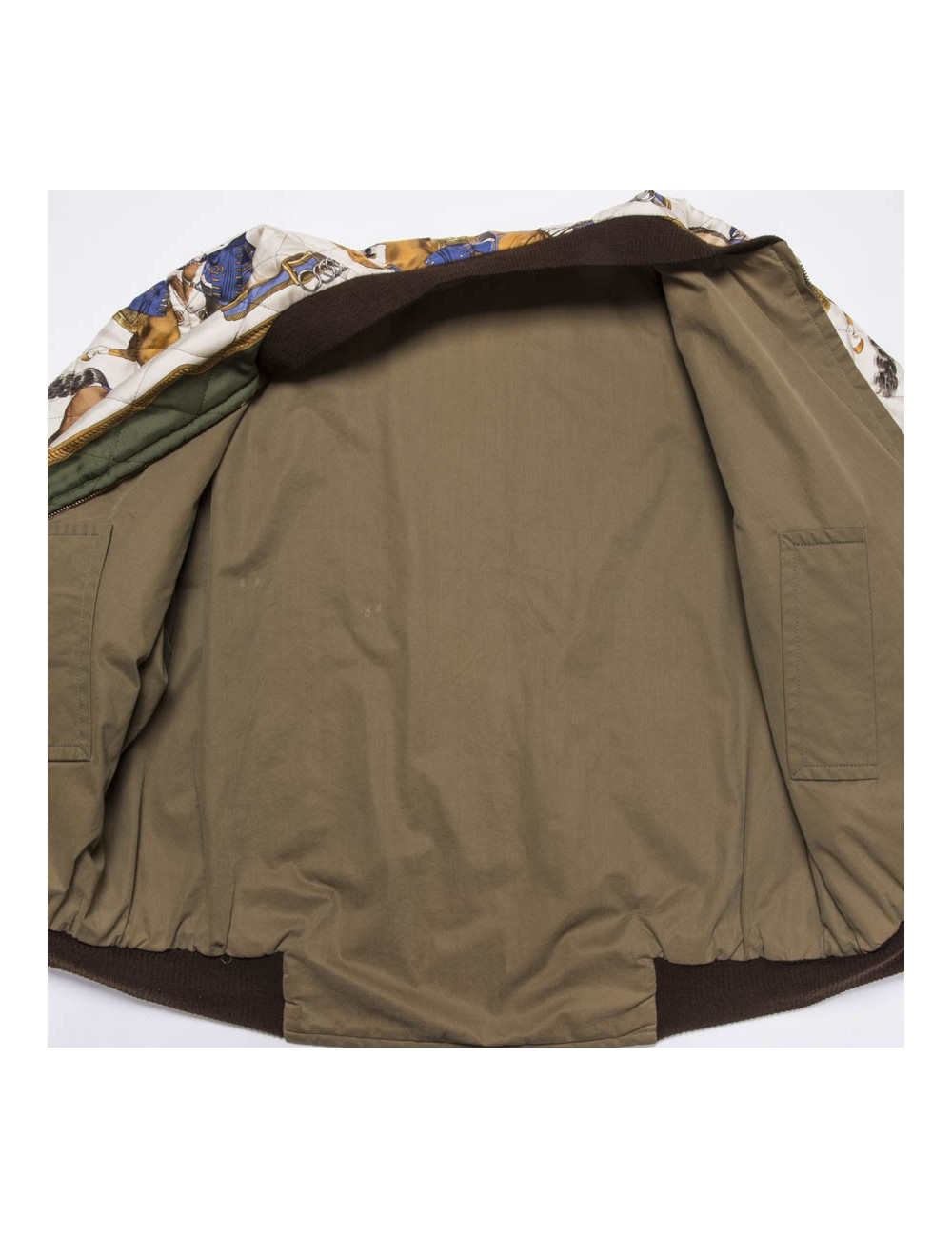  Bombers T48 HERMES soie imprimée reversible