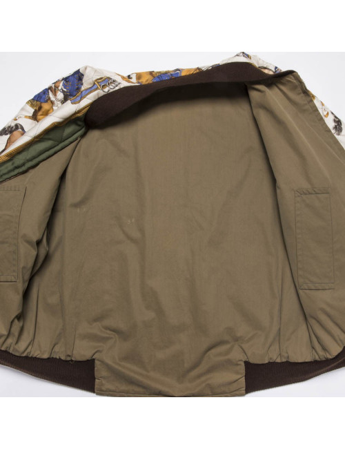  Bombers T48 HERMES soie imprimée reversible