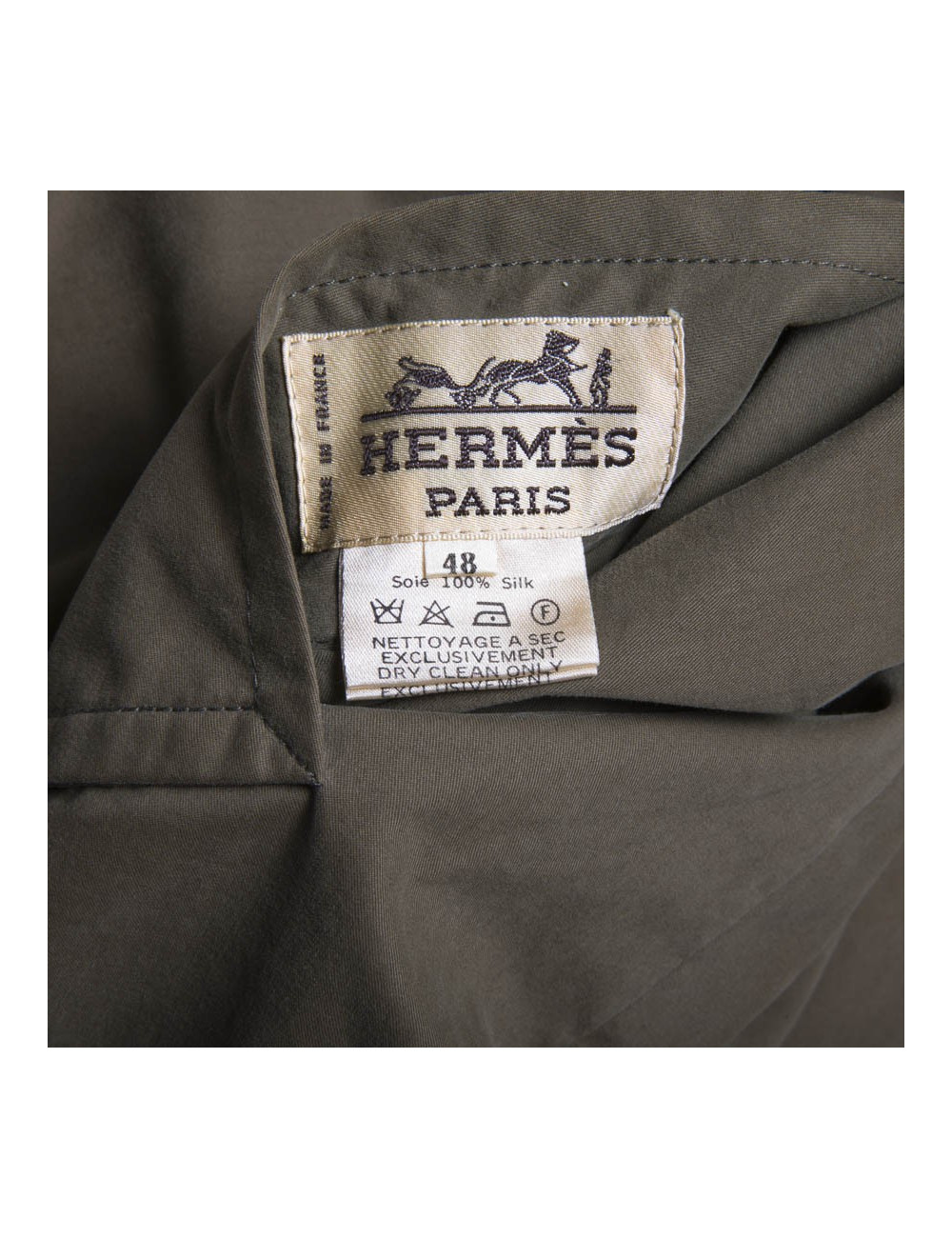 Bombers HERMES soie imprimées reversible