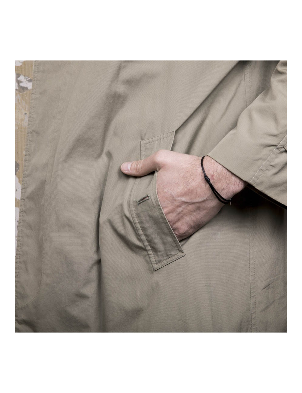 Trench BURBERRY kaki Homme 