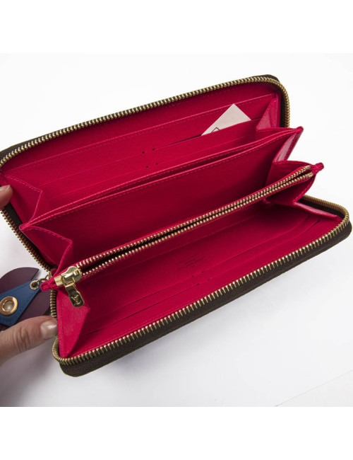 LOUIS VUITTON 'Zippy' wallet limited edition in brown monogram canvas