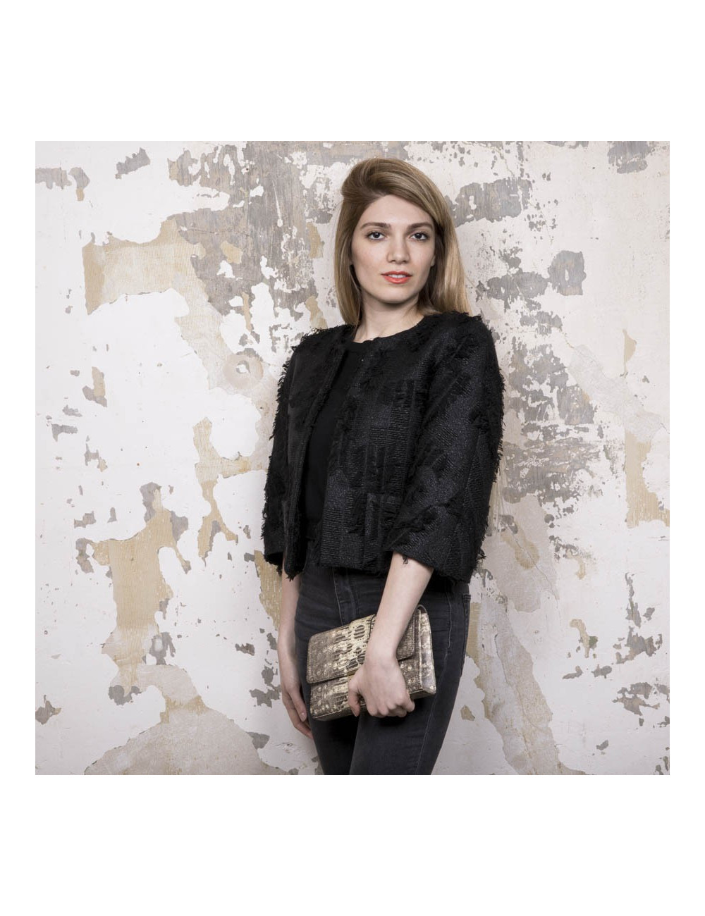 Pochette DIOR en serpent