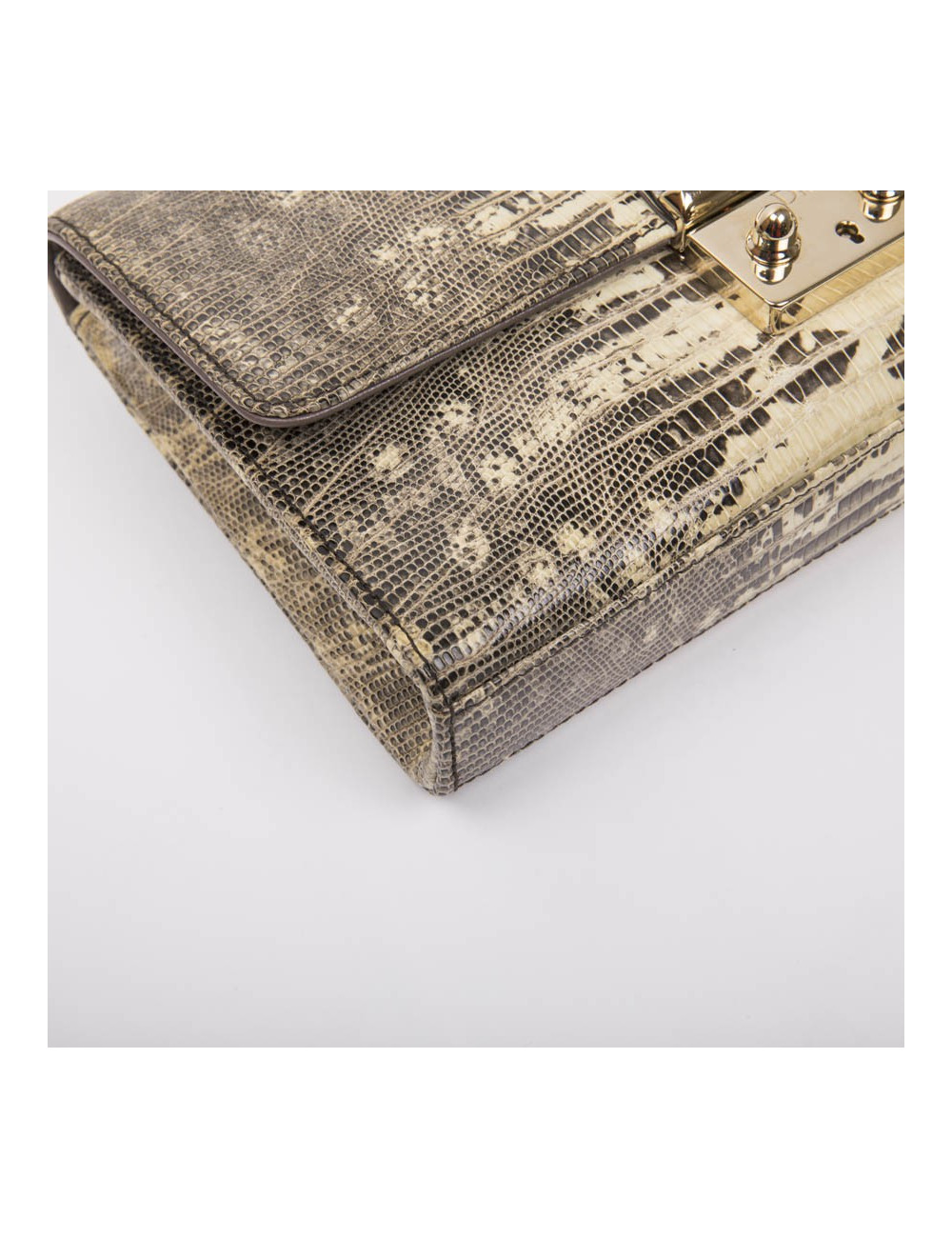 DIOR clutch in water snake skin