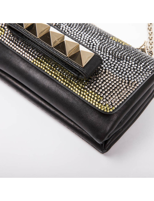 Sac du soir Vavavoom  VALENTINO Rockstud cristal mesh