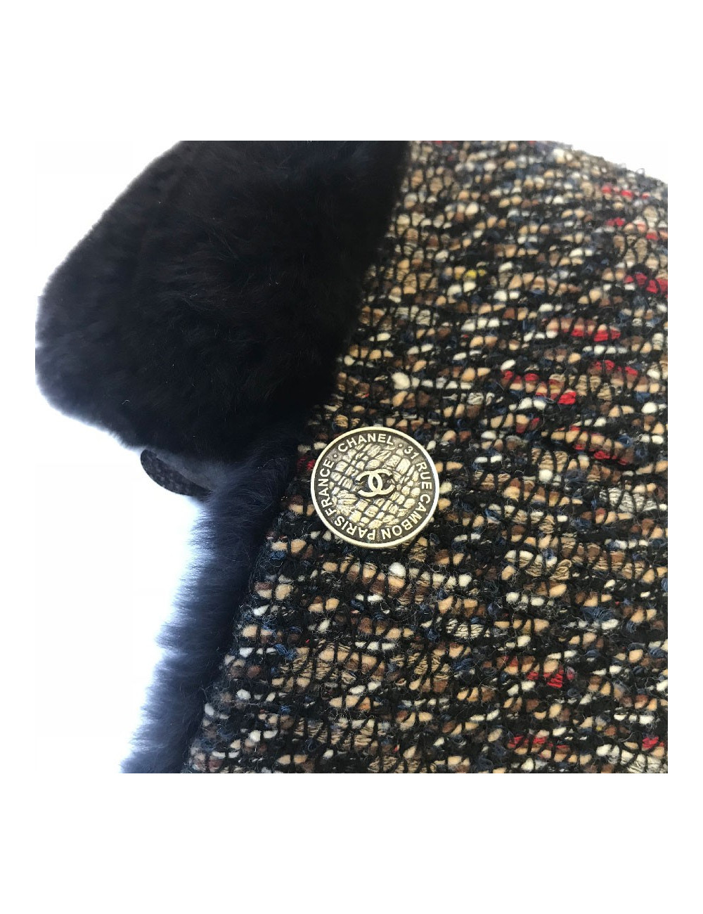 Chapka T 57 CHANEL en tweed