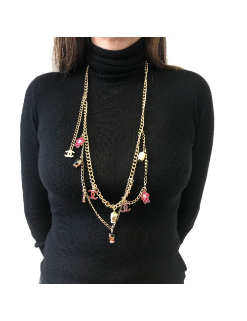 Ceinture sautoir CHANEL "Paris-Shanghai"