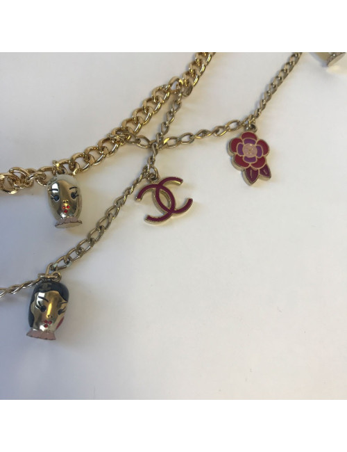 Ceinture sautoir CHANEL "Paris-Shanghai"