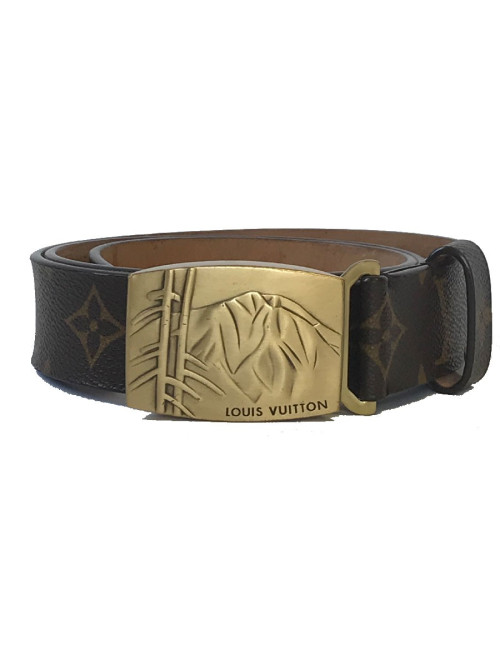 Ceinture T 90 LOUIS VUITTON toile monogram Homme