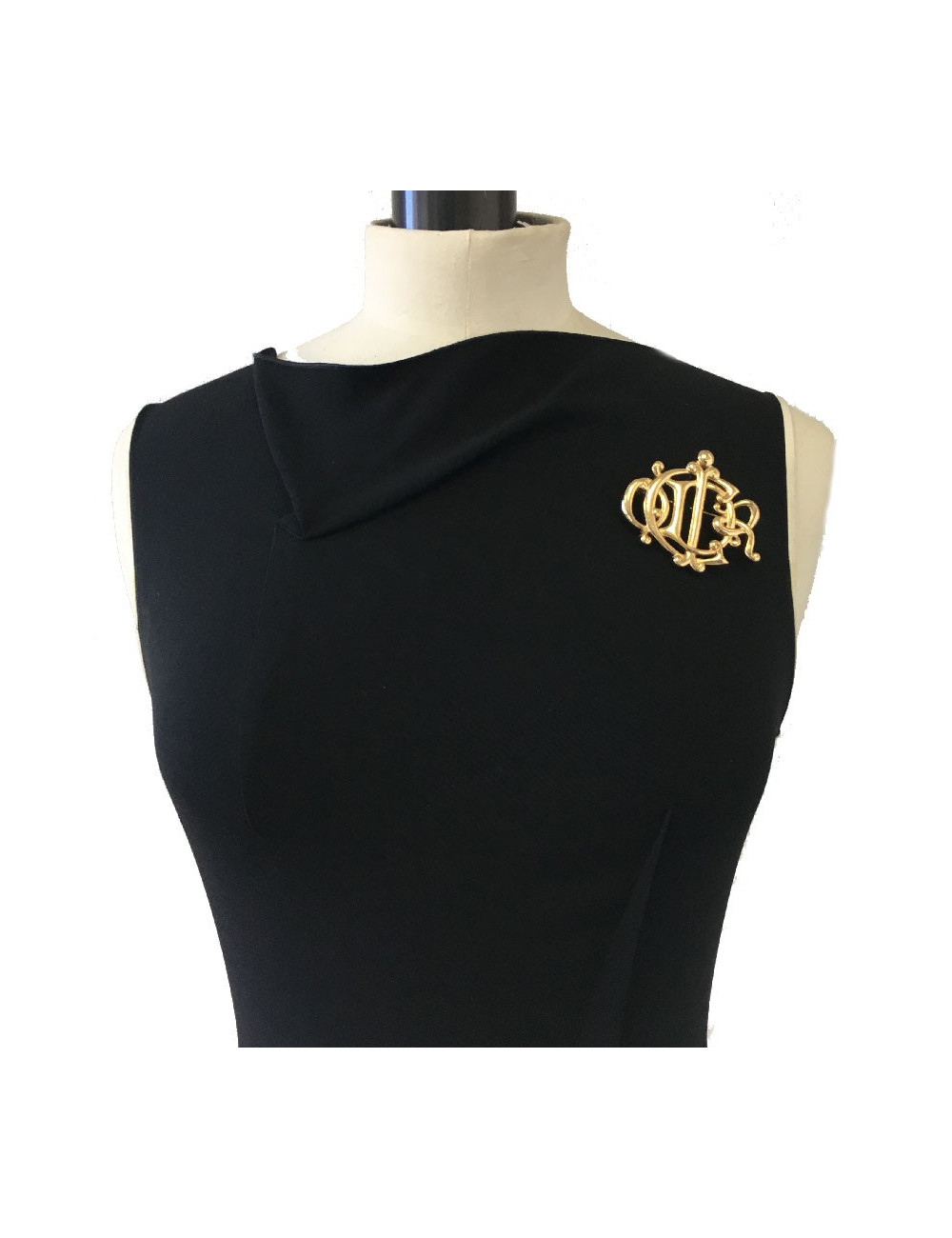 ES Broche DIOR Vintage en métal doré