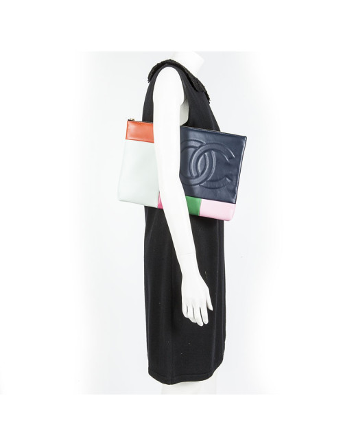 Pochette CHANEL multicolore