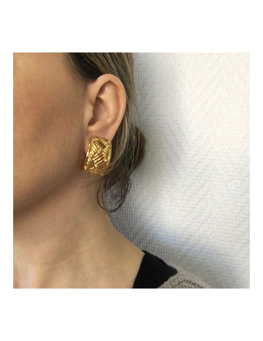 Boucles d'oreille clips CARVEN Vintage