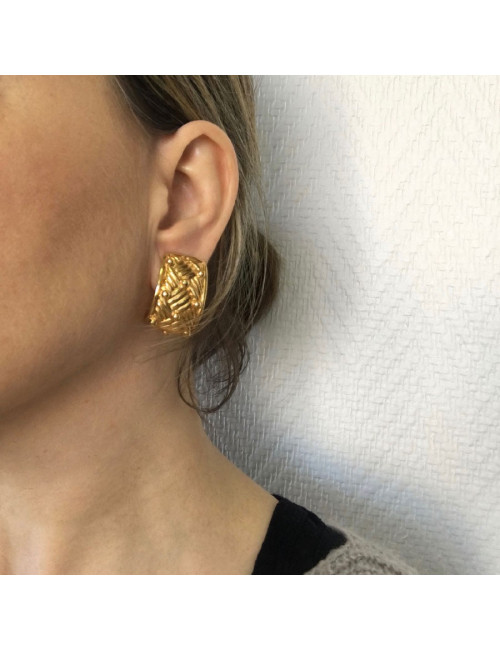 Boucles d'oreille clips CARVEN Vintage