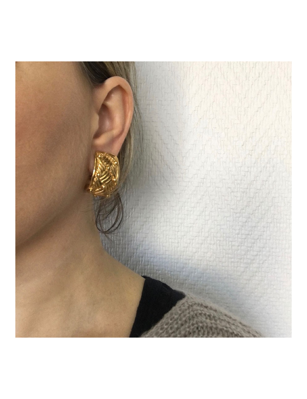 Boucles d'oreille clips CARVEN Vintage