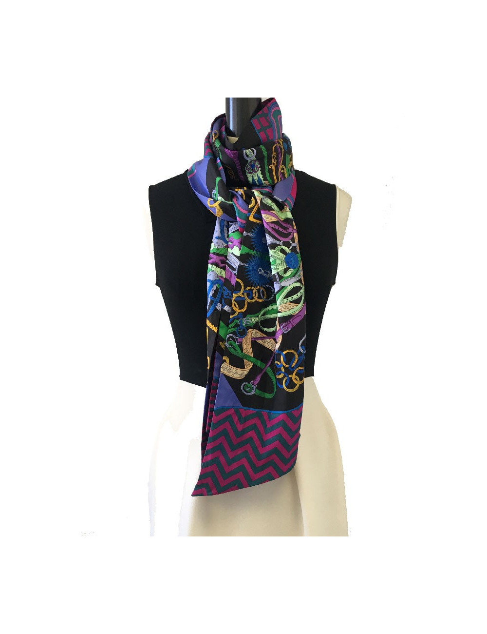 Long foulard HERMES 